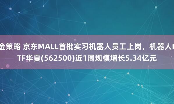 金策略 京东MALL首批实习机器人员工上岗，机器人ETF华夏(562500)近1周规模增长5.34亿元
